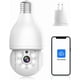 thumbnail image 2 of Q17 Foco con Camara de Seguridad WiFi, 2MP Camara de Foco, iCSee O Tris Home App, Base E27, Visión Nocturna, Audio Bidireccional, Detección de Movimiento con Alerta, Compatible con,2PCS, 2 of 17
