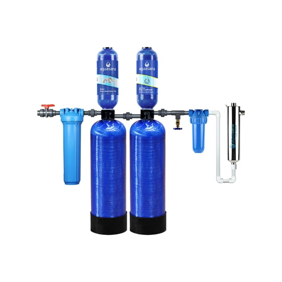 Aquasana Whole House Well Water Filter & Conditioner w/ UV Purifier - WH-WELL-CT-UV-LM