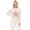 Oatmeal/Pink, variant on YEMAK Women's Pullover Sweater Long Sleeve Crewneck Cute Star Cable Knit MK3506STAR-OATMEAL/PINK-M