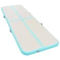 thumbnail image 1 of vidaXL Inflatable Gymnastics Mat with Pump 400x100x10 cm PVC Green, 1 of 4