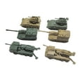thumbnail image 1 of Lipstore Ensemble de Construction de Modèle de Char 6 Pcs Échelle 1/144 Miniature Bricolage Assemblage pour Enfants Style B, 1 of 8