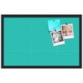 thumbnail image 2 of PinPix ArtToFrames 26x16 Custom Cork Bulletin Board    Poster Board Has a Fabric Style Canvas Finish, Framed in Satin Black (PinPix-650), 2 of 5