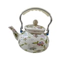 thumbnail image 4 of Hervidor de té de esmalte 25L Teakettle Retro Diseño Retro Gran capacidad Portilla de agua de Stovetop Portable para acampar Fiesta de la fiesta del, 4 of 9