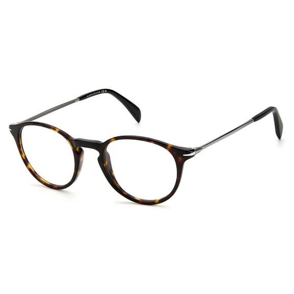David Beckham Full Rim Oval Modified Dark Havana Eyeglasses