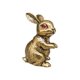 thumbnail image 1 of Estatuilla de conejo de latón, adornos de escritorio en miniatura Vintage de cobre pequeño, estatua de de Pascua para estantería, escritorio, de pie Sunnimix Estatua de conejito, 1 of 8