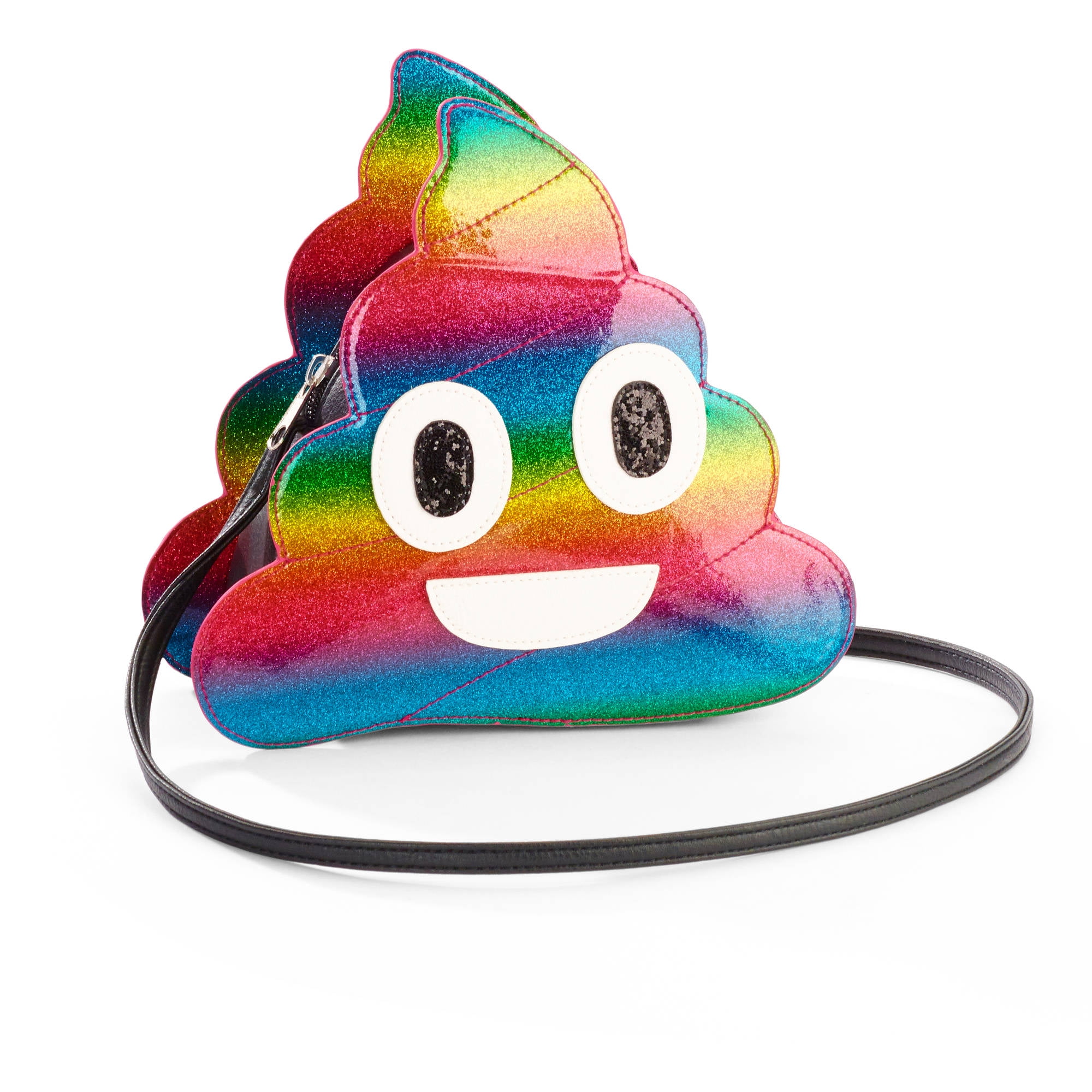rainbow poop pillow