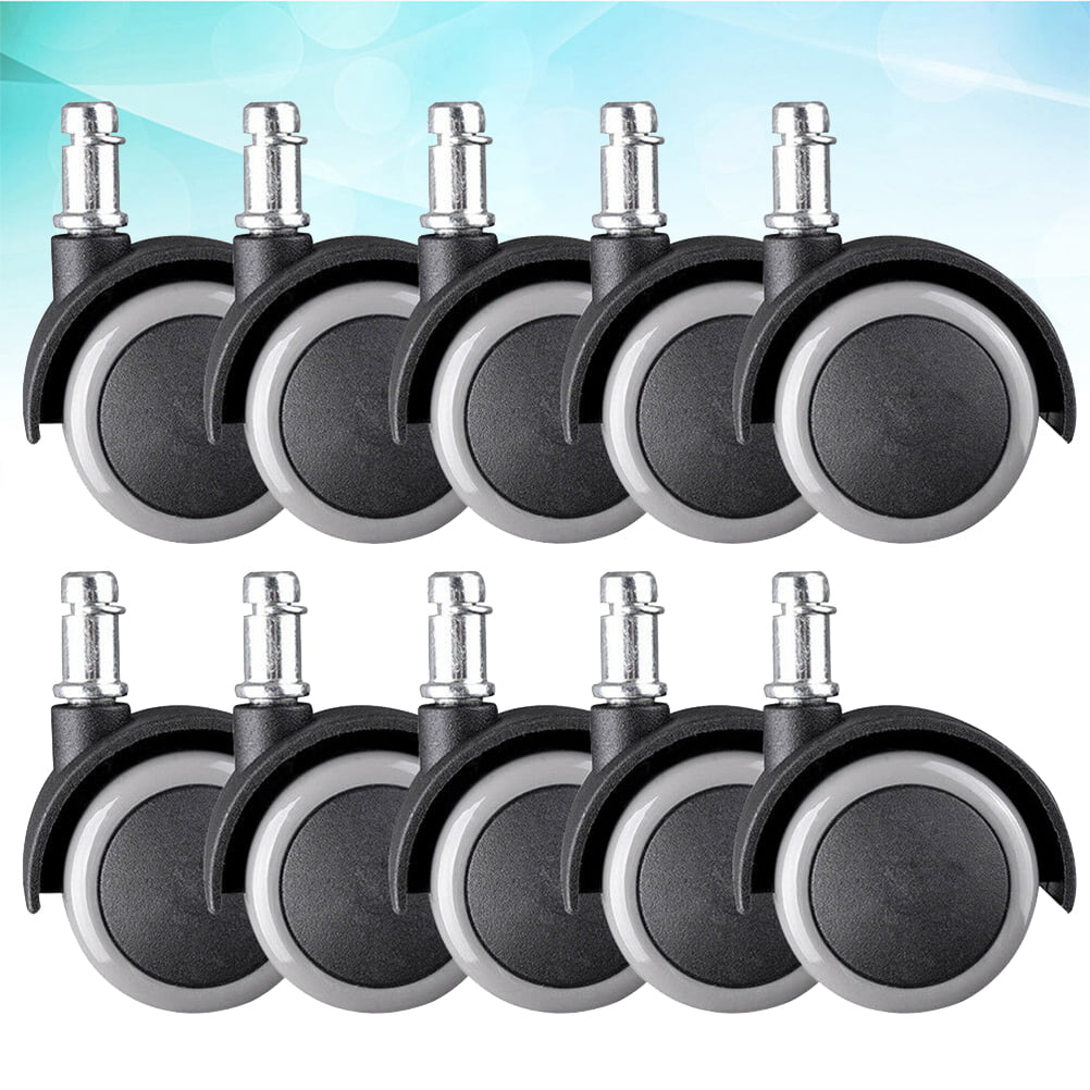 Details about   10pcs Omni-directional Wheels 2inch Universal Grey Mute Caster Wheel USA NEW