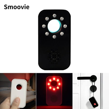 

Smoovie Multifunctional Infrared Detector Camera Scanner -theft -sneak Shot Pir Sensor Light Alarm Sound Light Alarm Vibration Sensing Alarm Device Household Merchandises