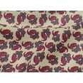 thumbnail image 4 of oneOone Viscose Jersey Fabric Leaves & Floral Block Printed Craft Fabric BTY 60 Inch Wide, 4 of 4