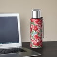 thumbnail image 5 of 20 Oz Pioneer Flower Coffee Tumbler Double Wall Insulated Stainless Steel Water Bottle | Metal Reusable Thermoses Flask with Cup Cap | Leak & Sweat Proof with Anti-Dust Lid, 5 of 7