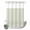 Sage Green, variant on No Hook Shower Curtain, Farmhouse Black White Striped Waterproof Fabric Shower Curtains for Bathroom, Modern Stripes Bathroom Curtain with Mesh Top Window for Home Hotel Bathtub, Small Stall 36"x72"