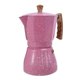 thumbnail image 2 of Latte Mocha Coffee Maker Italian Moka Espresso Cafeteira Percolator Pot Stovetop Coffee Maker 300Ml Pink, 2 of 5