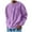 Mens Hoodies & Sweatshirts Purple, variant on Mens Big & Tall Sweatshirts with Pocket Plus Size S-4X Long Sleeve Shirts Casual Solid Pullover No Hood Crewneck Athletic Workout Sweatshirt Tops