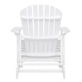 thumbnail image 6 of Jopath Folding Adirondack Chair with Extendable Leg Rest Outdoor Wooden Lounge Chairs with Slatted Back and Wide Armrests for Patio Garden White, 6 of 9