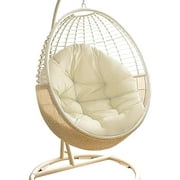 Coussin de chaise Swing Egg | Coussin de chaise d'œuf suspendu, coussin de chaise de hamac d'œuf d'orchidée à suspension unique avec dossier MSYMY