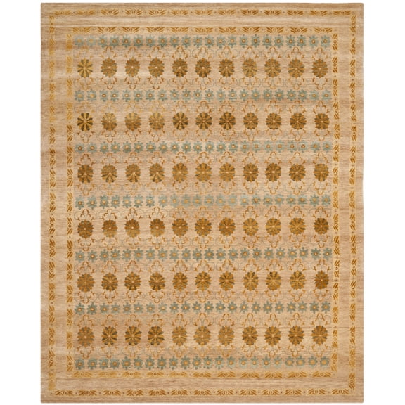 SAFAVIEH Marrakesh Todor Bordered Area Rug, Gold/Light Blue, 8' x 10'