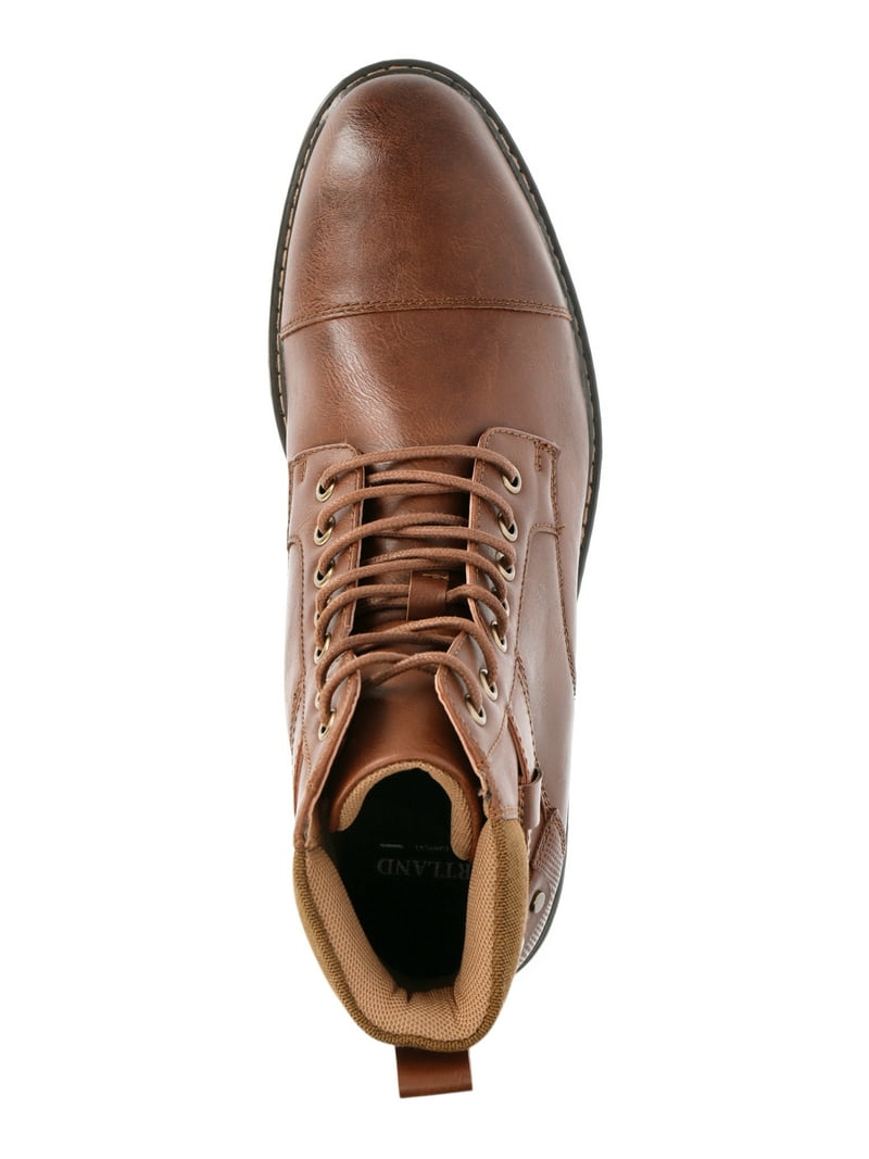 Portland Boot Company men\'s lace-up boots Size 8.5 Brown Leather New PORTLAND Men main image 3