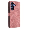 thumbnail image 3 of Leather For Samsung Galaxy S24 FE 5G Case Cherry Blossom Embossed 3-card  Flip Wallet Leather Case With Card Holder Magnetic Closure  Phone Cases Cover,Pink,For Galaxy S24 FE 5G, 3 of 8