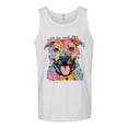 thumbnail image 3 of Dean Russo Best Dog Dog Lover Mens Graphic Tank Top, White, X-Large, 3 of 6