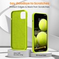 thumbnail image 5 of for iPhone 14 Case, iPhone 13 Case Shockproof Liquid Silicone Protective Phone Case with Soft Anti-Scratch Microfiber Lining Ultra Slim Drop Protection Phone Cover 6.1 inch(Fluorescent Yellow), 5 of 12