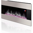 thumbnail image 5 of VANACC 40" Wall Mount Electric Fireplace, Stainless Steel Wall Hanging Fireplace, Semisteel, 5 of 8