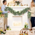 thumbnail image 3 of 70.86in/180cm Easter Egg Garland Vine, Artificial Spring Eucalyptus Garland, Indoor Outdoor Door Wall Patio Porch Decor, Festive Floral Home Decor, 3 of 6