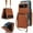 Brown, variant on Decase Wallet Case for Motorola Razr 40 with Card Holder, Zipper Leather Accordion Purse Cover Case with Wrist Strap Crossbody Lanyard,for Motorola Razr 40 5G 2023 6.9 inch,Black