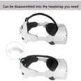 thumbnail image 2 of Adjustable Head Strap for Oculus Quest 2, Removable Replacement Headband for Elite Strap Comfortable Enhanced Support Reduce Pressure for Quest 2 VR Headset (White), 2 of 7