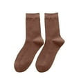 thumbnail image 2 of Helii Men's Dress Socks 1 Pair Mens Cotton Crew Business Casual Socks Soft Breathable Comfort Middle Tube Socks Fuzzy Socks Thermal Socks, 2 of 4