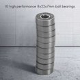 thumbnail image 2 of 10pcs high performance 8x22x7mm 608- 608RS Z R-228HH, 2 of 8