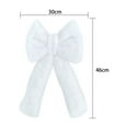 thumbnail image 6 of HCTSHG Christmas Large Plush Bows Giant Christmas Tree Topper Bow Decorations for Home Xmas Tree Toppers Wreath Wall Birthday Wedding Engagement Party Decor, 6 of 9