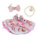 thumbnail image 1 of Vestido para muñecas Ropa para niñas de 3 años en adelante Traje de tela suave Accesorios de disfraces para juegos de simulación para niños pequeños, 1 of 3