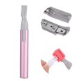thumbnail image 2 of Multi-function Portable Facial Trimmer Shaver Eyebrow Shaper Pen Body Hair Remover Removal Lady Safety Beauty Knife Pink, 2 of 6