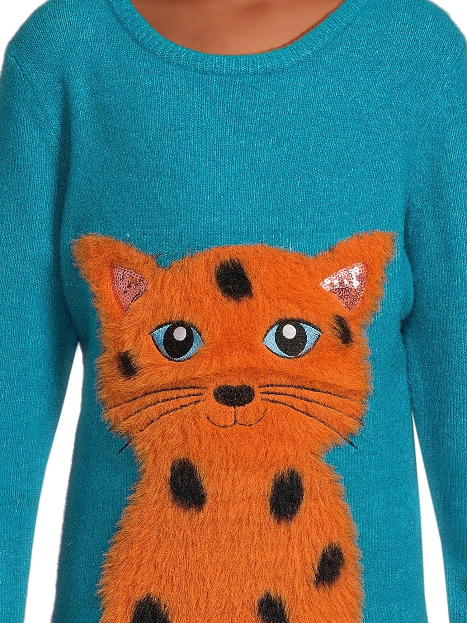 Nik and Leksi Girls Embellished Sweater Pullover, Sizes 4-16