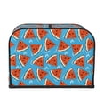 thumbnail image 2 of Haiem Cartoon Watermelon Print Toaster Covers 4 Slice Wide Slot,Bread Dust Cover & Fingerprint Protection,Bread Machine Cover,Appliance Covers, 2 of 7