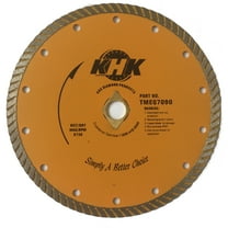 4-Inch Turbo Diamond Saw Blade for Cutting Concrete, Bricks, Stone, and Masonry Materials, Dry/ Wet Cutting