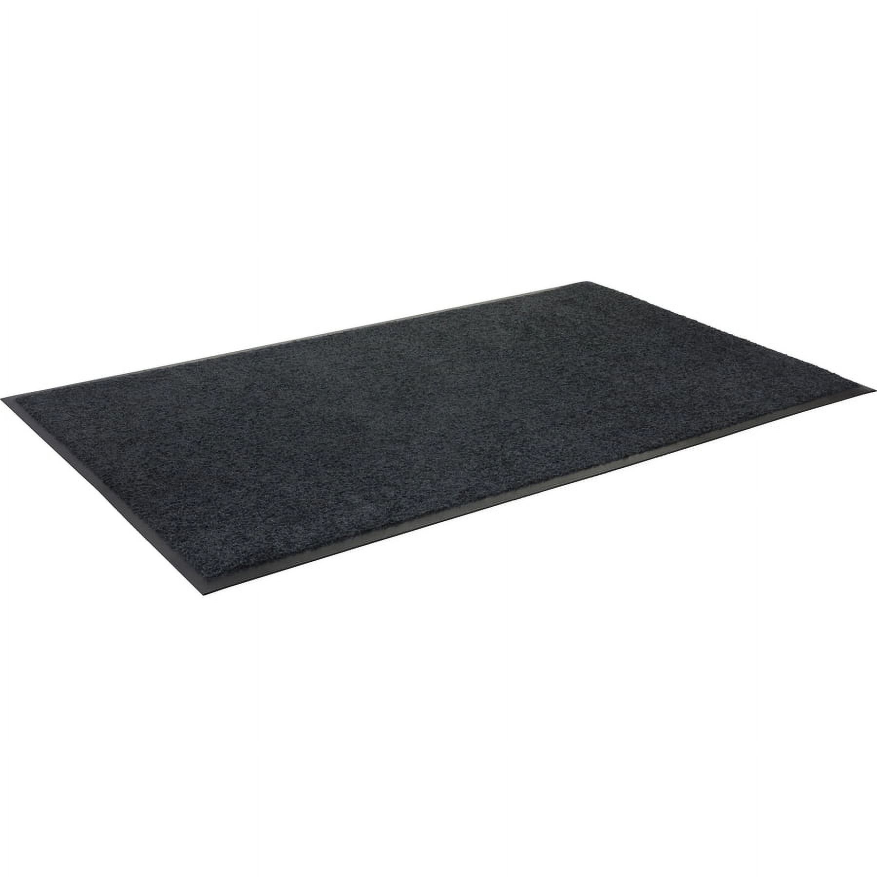 Genuine Joe Platinum Series Indoor Wiper Mats - Indoor - 66" Length X 43.50" Width - Rubber - Black