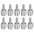 thumbnail image 1 of Unique Bargains M4x0.7 à M10x1.5 Vis à Double Extrémité en Acier Inoxydable 304 Réducteur Adaptateur 20mm Long 10 Pcs, 1 of 5