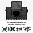 thumbnail image 5 of Outdoor TV Cover 40 to 43 Inches, Farm Animal Rooster Black White Buffalo Plaid Country Waterproof and Weatherproof TV Cover with Remote Control Pocket, Flat Screen TV Cover Protector for Outside TV, 5 of 6