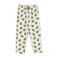 thumbnail image 6 of Uemuo Cute Little Bee Pattern Women's Wide Leg Palazzo Lounge Pants with Pockets Light Weight Loose Comfy Casual Pajama Pants-Large, 6 of 9