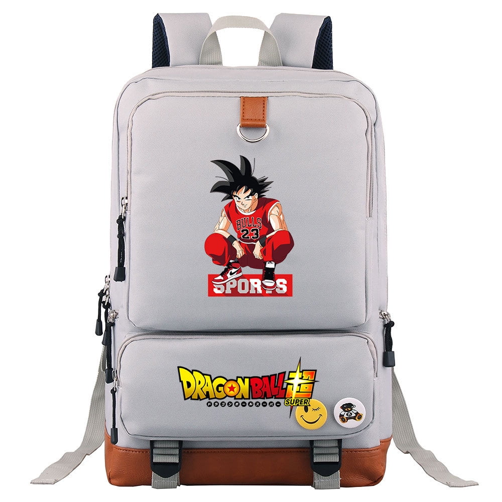 Bzdaisy Dragon Ball Goku Backpack with USB Charging and Laptop