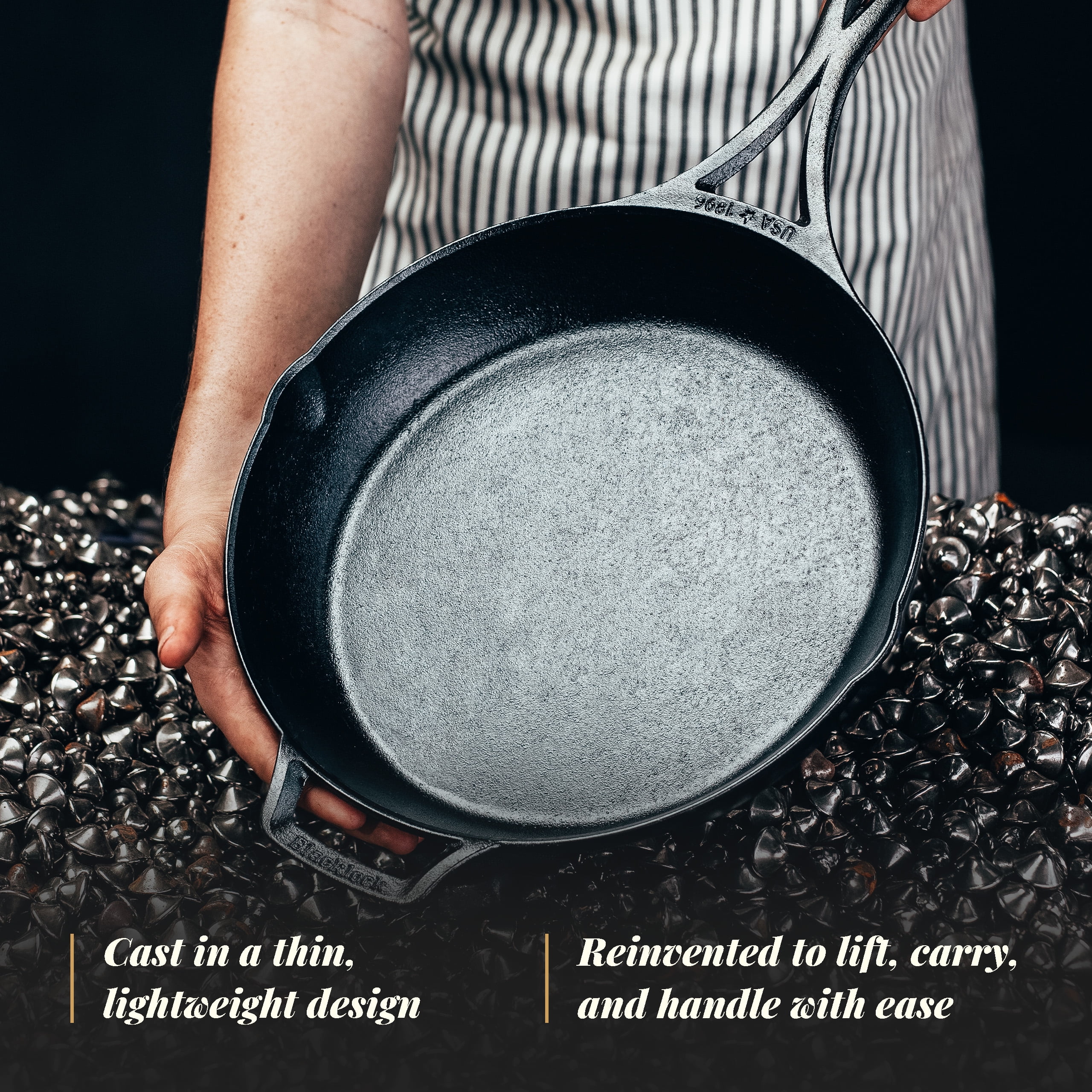 LODGE Blacklock 10.25インチ スキレット Lodge, Cast Iron Skillet, 10.25