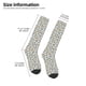thumbnail image 2 of Fotbe White Popcorn Calcetas Divertidas Estampadas para Hombre y Mujer, Calcetas de Algodón hasta la Rodilla para Caminar, Correr, Enfermería y Embarazo, 2 of 6