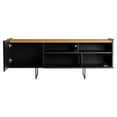 thumbnail image 3 of Winston Sleek Modern TV Stand with 4 Shelves in Black Cinnamon, 3 of 5