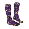 thumbnail image 3 of Bingfone Compression Socks For Women And Men Long Socks For Running Athletic Cycling Nurse-Mardi Gras And Donuts, 3 of 9