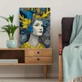 thumbnail image 5 of Qisvanset 12x16 Inch Vibrant Botanical Floral Canvas Print Wall Art, 5 of 5