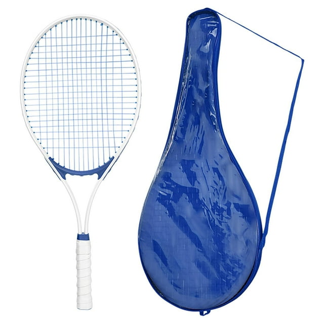 jinwen Raquette de Tennis Raquette de Tennis avec Sac pour Sports Récréatifs Exercice à la Plage Bleu
