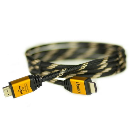 High Speed 4K HDMI Braided Cable - HDR 4K 120Hz 18Gbps ARC (10FT)