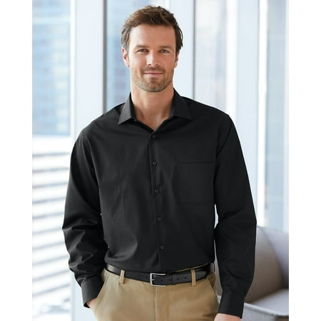 Broadcloth Point Collar Solid Shirt