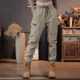 thumbnail image 4 of Pantalones de calle para hombre, pantalones cargo holgados e informales para hombre, pantalones de diseñador, baratos, nuevos, de algodón emo, holgados, de corte regular, estilo coreano, largos, 4 of 4